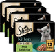 Comida para gatos Sheba - selección de mix para gatitos en salsa con pollo salmón - bolsitas de comida 48x85gr
