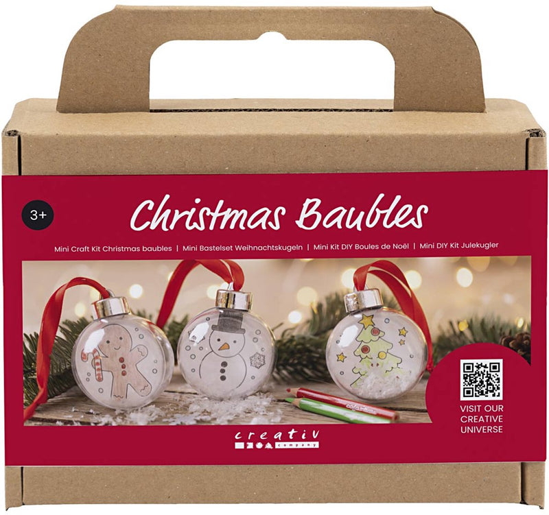 Mini set hobby Creative Company Palline di Natale, disegno, 1 scatola