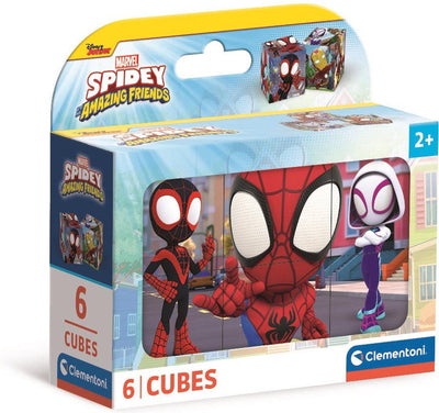 Clementoni Block Puzzle Spidey e i suoi fantastici amici, 6st.