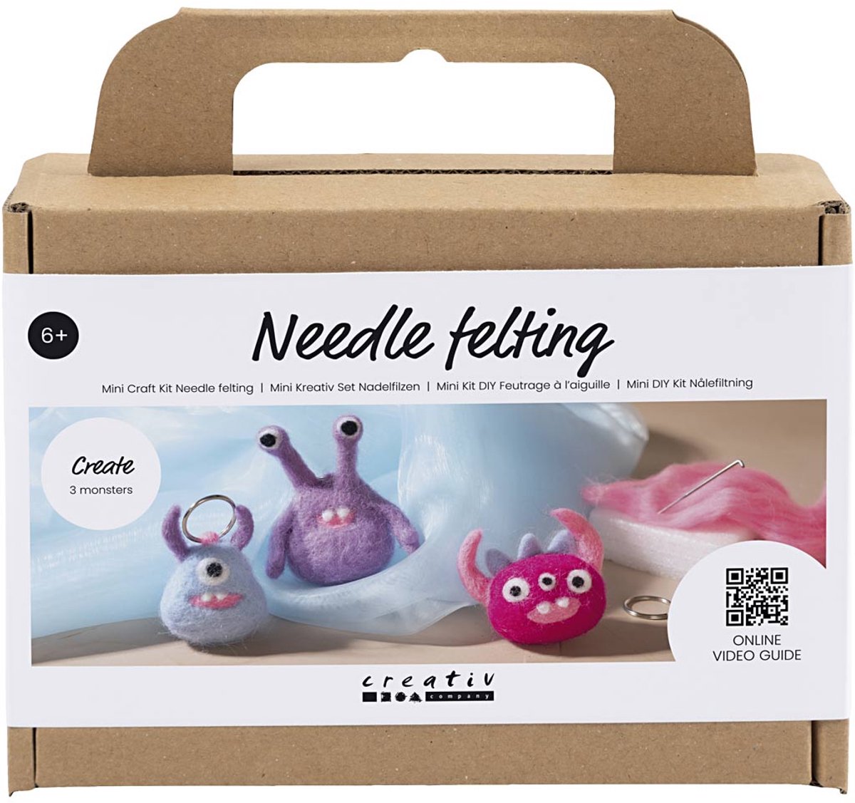 Creativ Company Mini HobbySet Needle Felt Monster