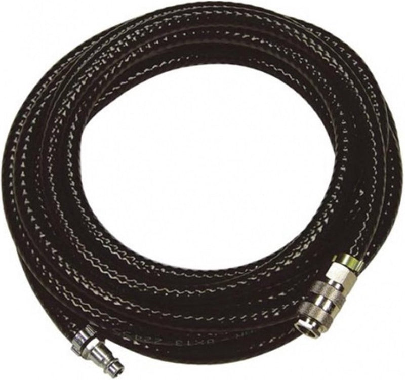 Macchine HBM Tubo aria Stanley 20 metri - tubo compressore - max. 10bar - Attacco rapido europeo - PVC - nero