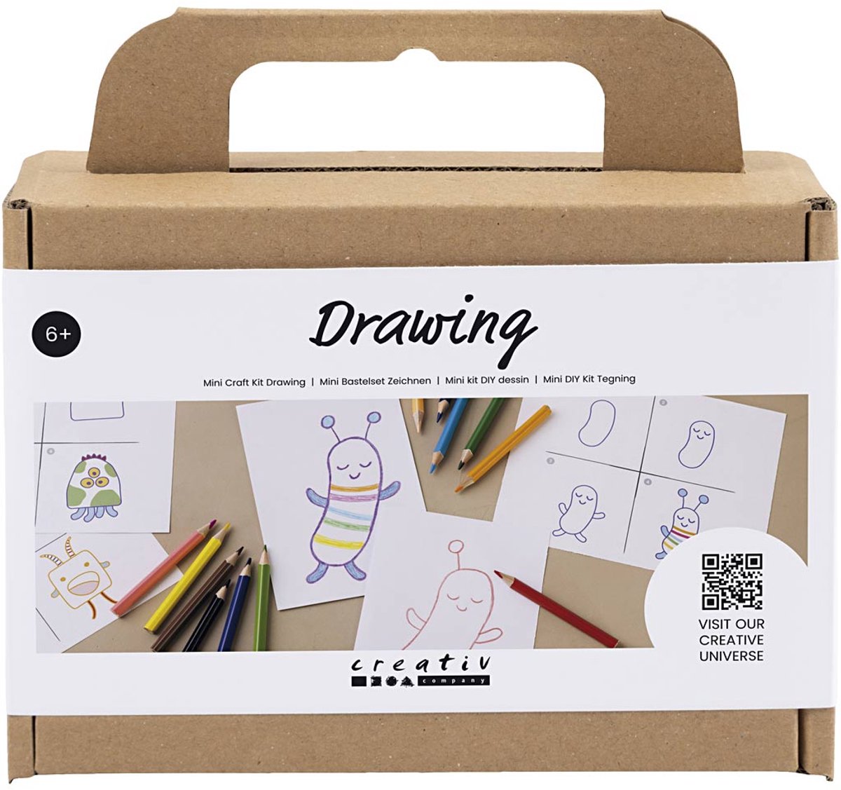 Creativ company mini hobby set drawing, samples, 1 box