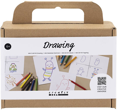 Creativ company mini set de hobby dibujo, muestras, 1 caja