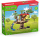 Schleich farm world - adventurous tree house - figure set - children's toys for boys and girls - 3 to 8 years - 28 parts