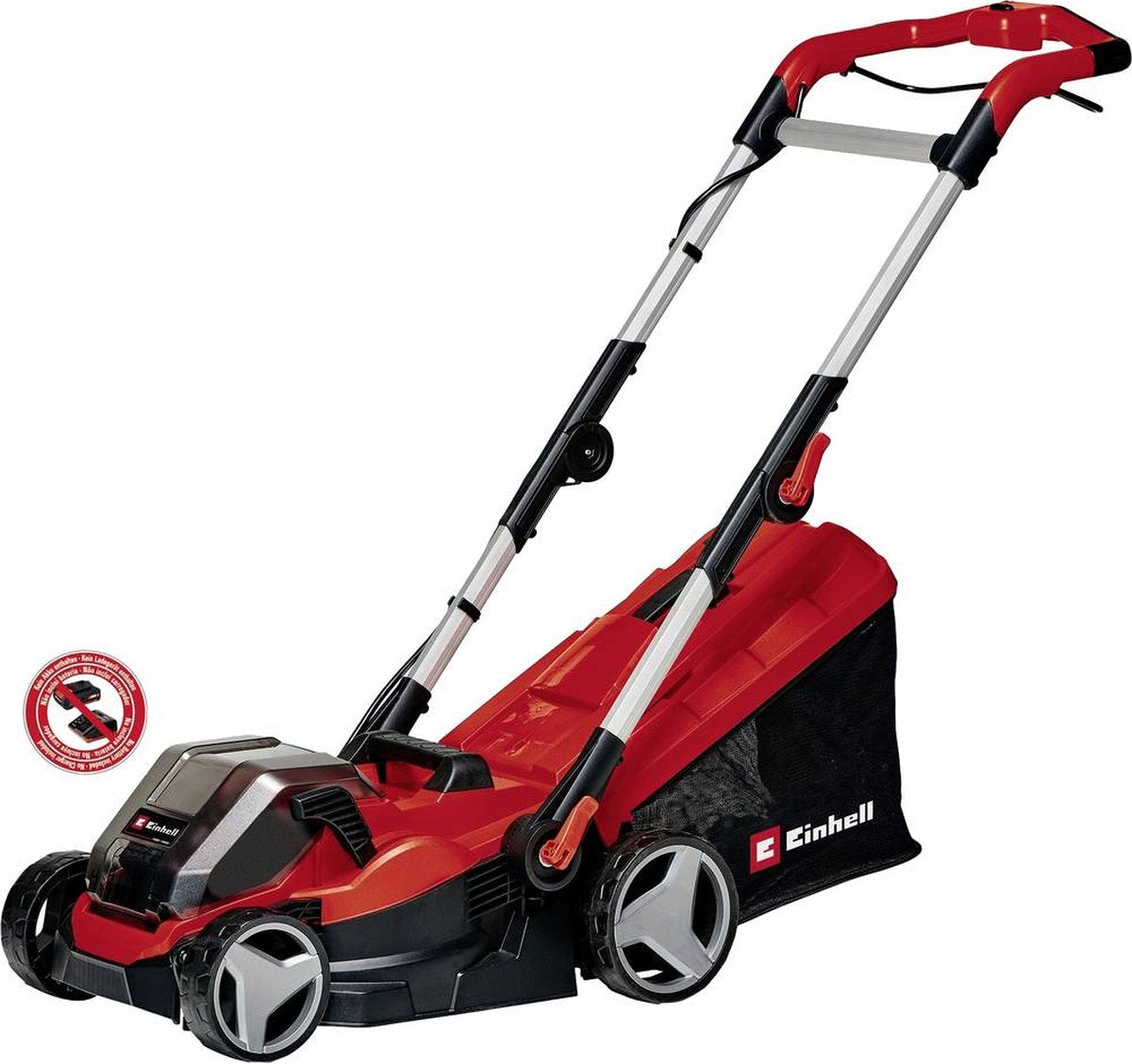 Einhell ge-cm 36 34-1 li-solo power x-change accu-grasmaaier accu in hoogte verstelbare greep 18 v snijbreedte max. 33.
