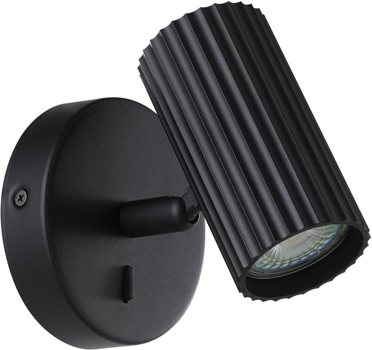 Lampada da parete Eglo Portillo - gu10 - 11 cm - nera