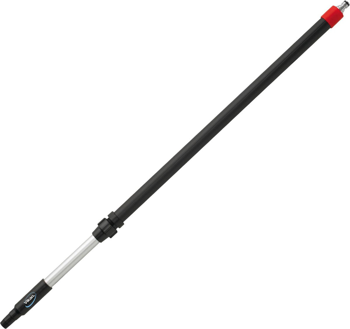 Vikan transport steel 297152c - telescoopsteel 1060-1600 mm - waterdoorvoer en gardena aansluiting