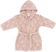 Jollein x Miffy - accappatoio per bebè in spugna 1-2 anni - accappatoio per bambini con cappuccio - miffy jacquard - rosa canina