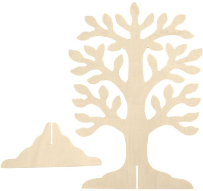 Decora il tuo albero di legno