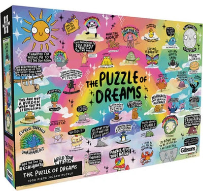 Gibsons - the puzzle of dreams (by katie abey) - 1000 pieces 68×49cm (w×h) - jigsaw puzzle for adults