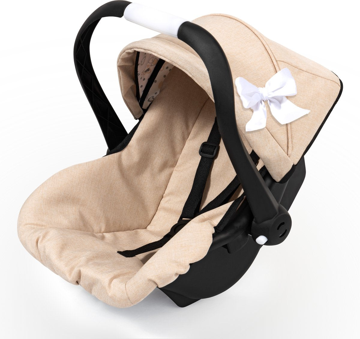 Seggiolino auto Bayer Pop con tetto beige