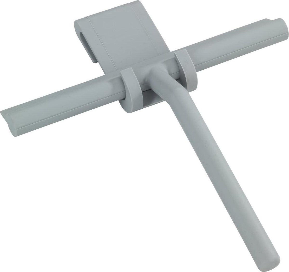 Wenko shower wiper with hanging hook Mola stainless steel gray - window wiper - shower puller