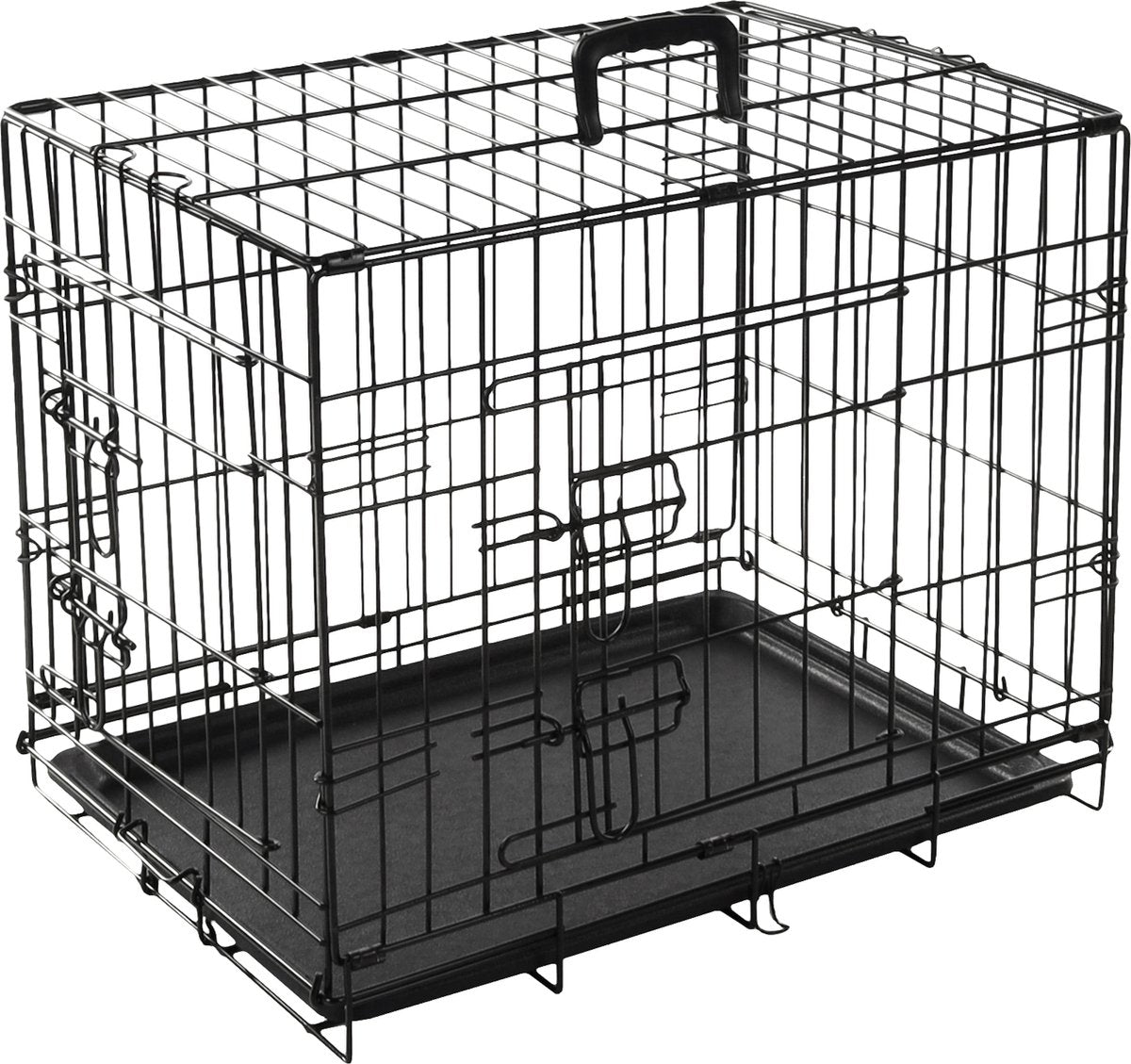 Panca Flamingo 2 ante - 63 x 43 x 49 cm - nera