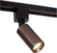 Lucide binario ritmo rail spot - sistema di binari monofase illuminazione - 1xgu10-mr11 - caffè (espansione)