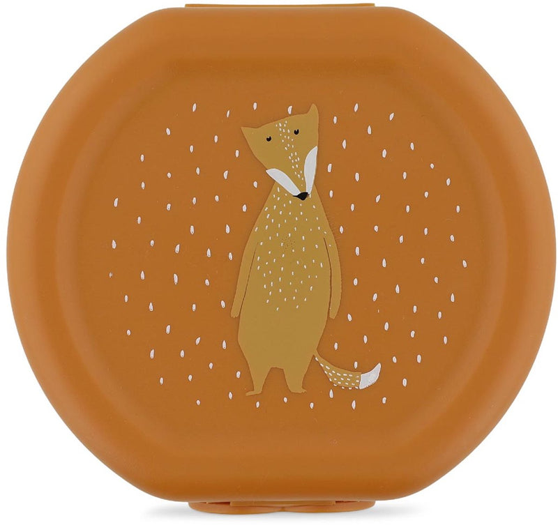 Trixie set da due scatole per snack con clip - Mr. Fox - facile da aprire - senza BPA - per la scuola e in viaggio