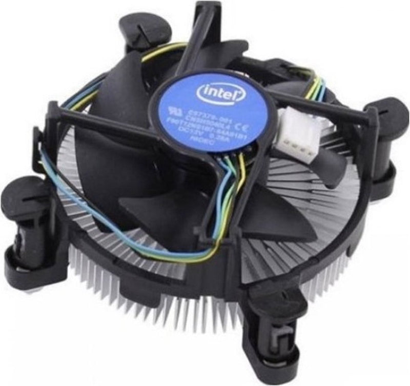 Sistema di raffreddamento Intel e97379-003 per computer processore raffreddatore ad aria in alluminio, nero