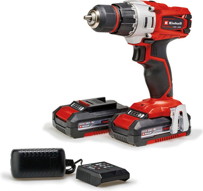 Taladro inalámbrico einhell te-cd 18 2 li | 18v | 44nm | 2 baterías de 2,0 ah + cargador | en caso - 4514231