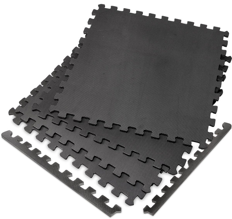 Set tappetino puzzle Virtufit Fitness - 120 x 120 cm - spessore 1,2 cm - 4 pezzi - schiuma eva - antiscivolo - fonoassorbente