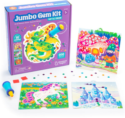 Set di giocattoli con pietre preziose jumbo di risorse didattiche - giocattoli educativi. - 3+