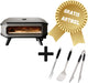 Cozze 17 inch gas pizza oven - ø 42 cm - met thermometer en pizzasteen -verloop niet meegeleverd