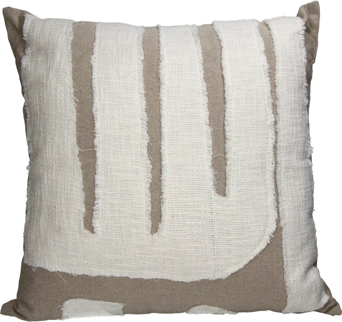 Cuscino collezione HD cotone avorio 50x50cm