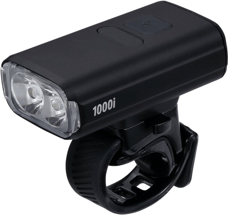 BBB Cycling Nanostrike 1000i Faro para bicicleta - 1000 lúmenes - Recargable por USB - Tiempo de combustión: 42 horas - IPX6 resistente a la lluvia - Potente iluminación para bicicleta Bicicleta de carretera Bicicleta de montaña - BLS-263i