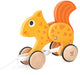 Hape houten trekdier eekhoorn - - vanaf 12 maanden
