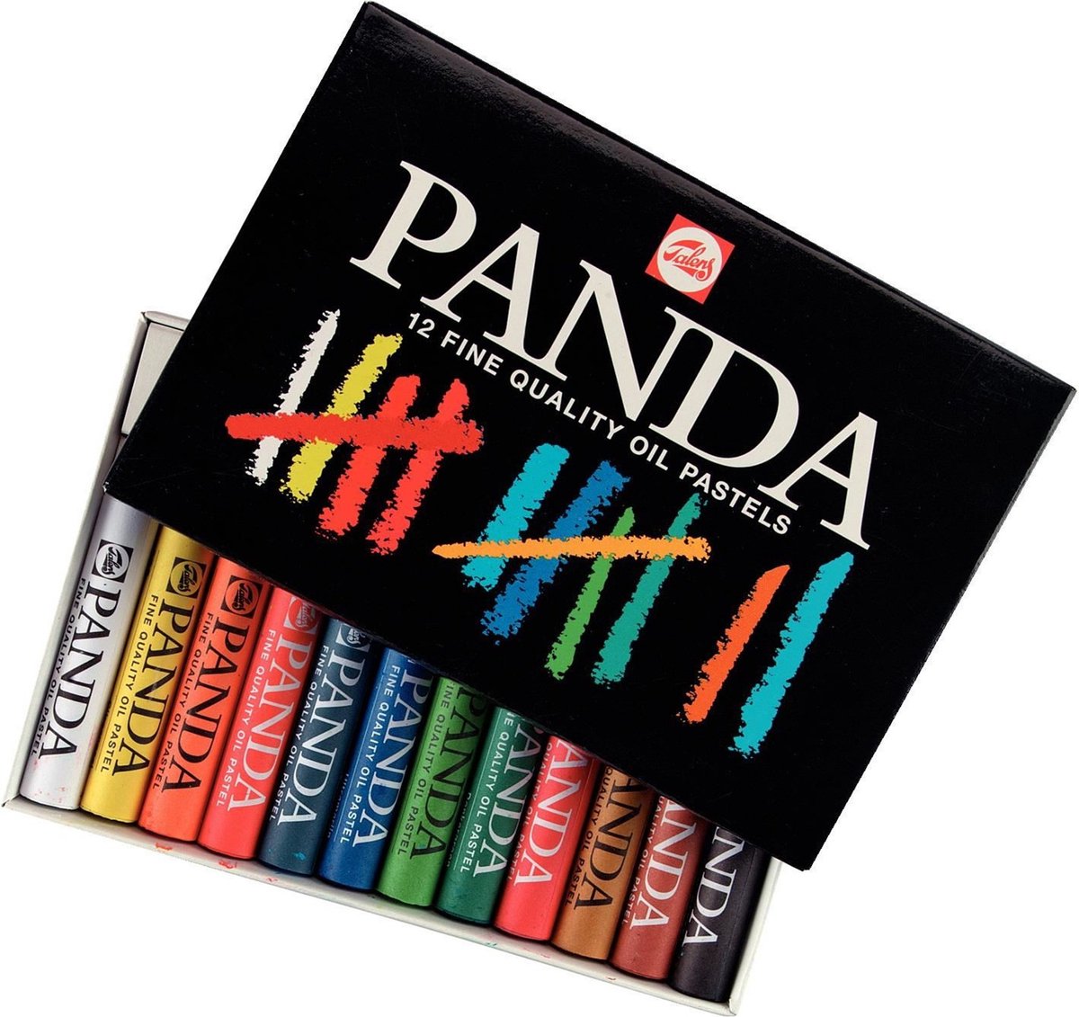Talens Panda Oil Castles, 12st.