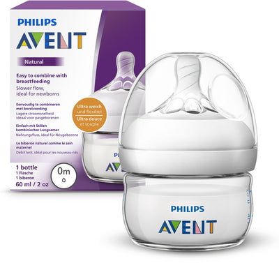 Biberon naturale Philips Avent - flusso lento - 60ml - scf039 17
