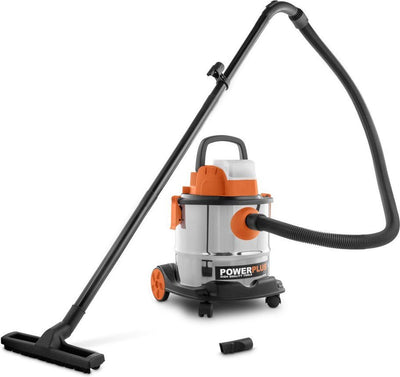Aspirapolvere a batteria Powerplus dual power wet-dry POWDP6040 - aspirapolvere senza filo 20v - serbatoio 20l - senza batteria e caricabatterie - con 1 acc.