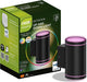 Lampada da esterno LED smart outdoor Calex - lampada da parete smart up down - RGB e luce bianca calda - 4W - nera