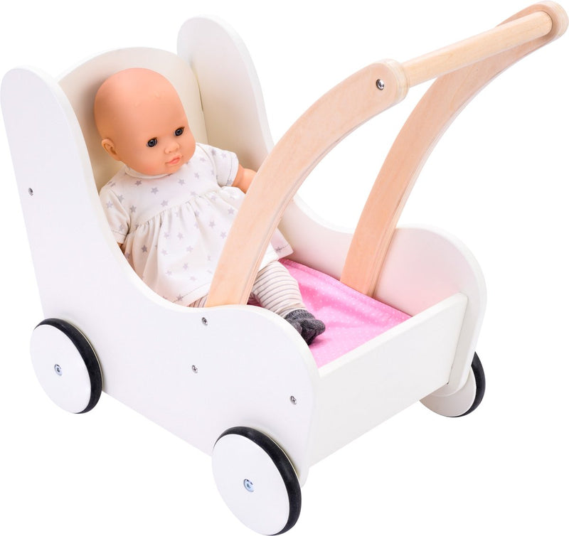 Bambola in legno -Dragon Pink White