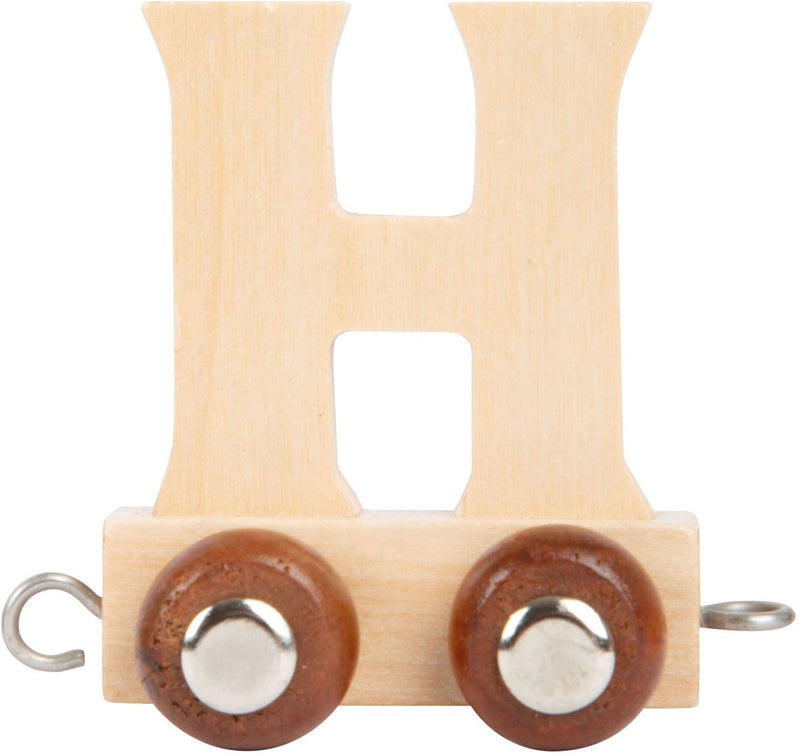Pieno piccolo - Font in legno - H - 12 pezzi