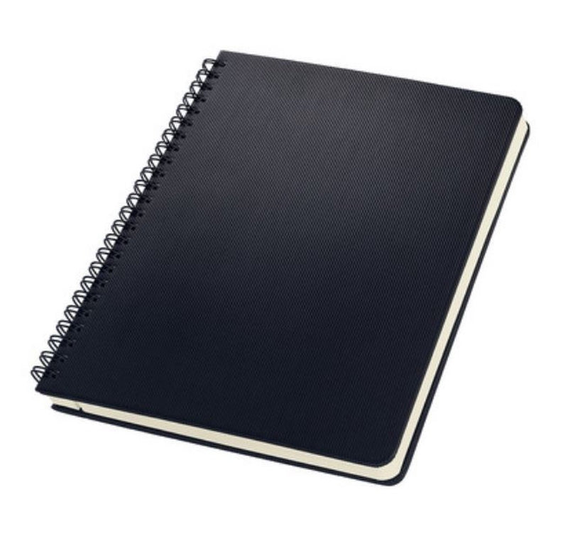Sigel - quaderno a spirale - conceptum - a5 - nero - copertina rigida - 160 pagine - riga - carta da 80 grammi - si-co823