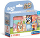 Clementoni - rompecabezas de 6 bloques - bluey - 6 imágenes - a partir de 2 años