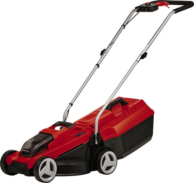 Einhell battery lawn mower ge-cm 18 32 li solo - power x-change - 18 v li-ion - cutting width: 32 cm - recommended lawn area: up to 180 m² - 25 l collection bag - cutting height: 30-70 mm - excl. battery and charger