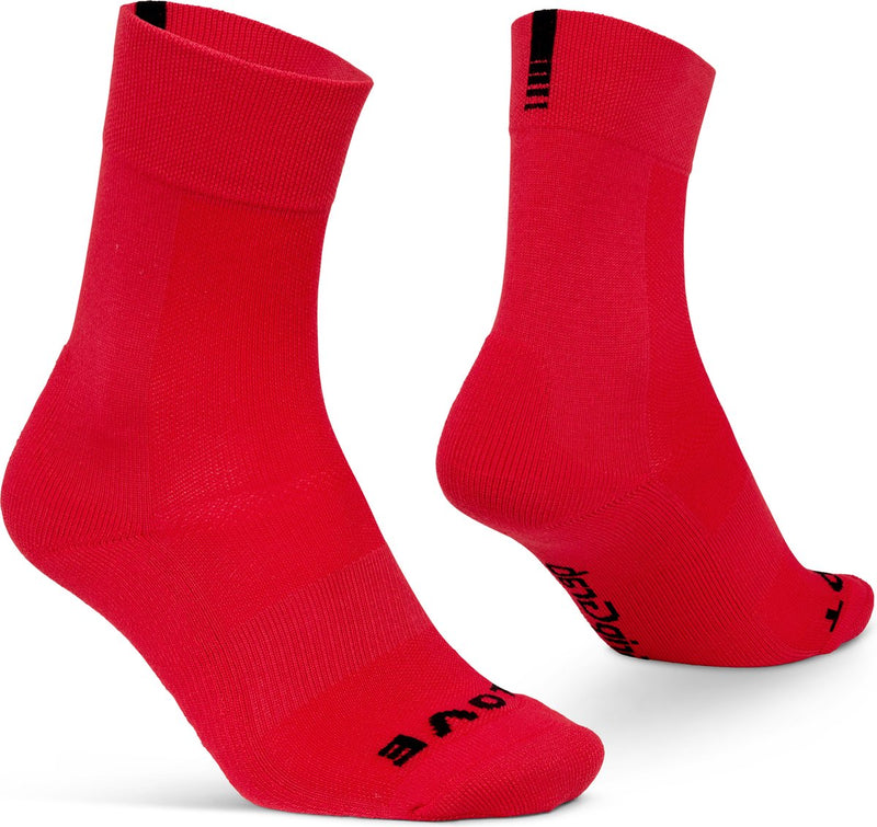 Gripgrab - calcetines de ciclismo de invierno thermo SL calcetines de ciclismo aislantes - rojo - unisex - talla m