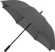 Falcone - paraguas - ø 120 cm - automático - resistente al viento - claro - gris