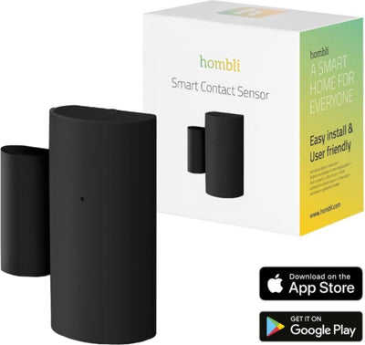 Hombli smart wireless PIR motion detector - direct warning via app - black
