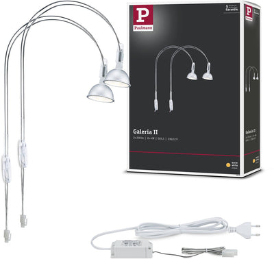 Paulmann Galeria Lampada da Specchio LED Assistant II Gu5.3 2700K 2x230LM 230V 2x4W Cromo