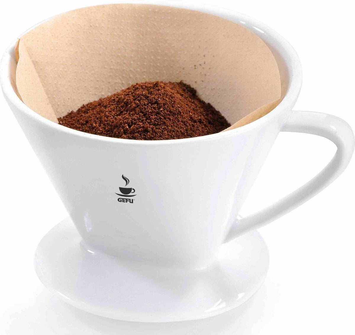 Portafiltro caffè Gefu Sandro misura 2 – filtro manuale in porcellana per caffè lento