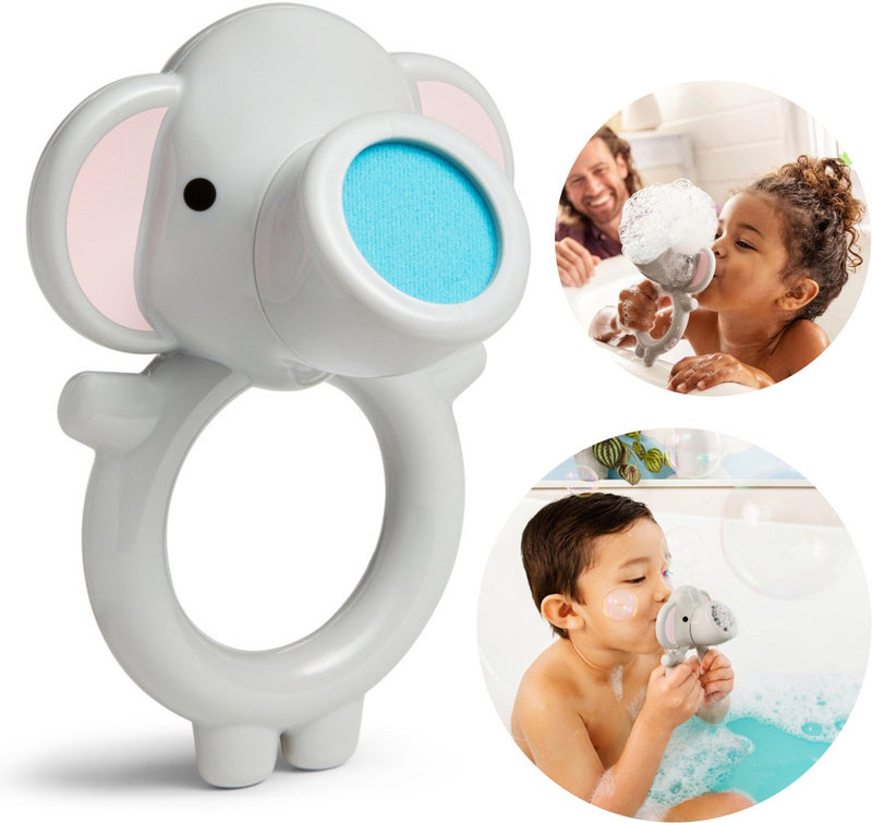 Munchkin haciendo burbujas en la bañera - bubble bestie - juguetes de baño para bebés y niños - a partir de 36 meses - juguete de baño para el baño