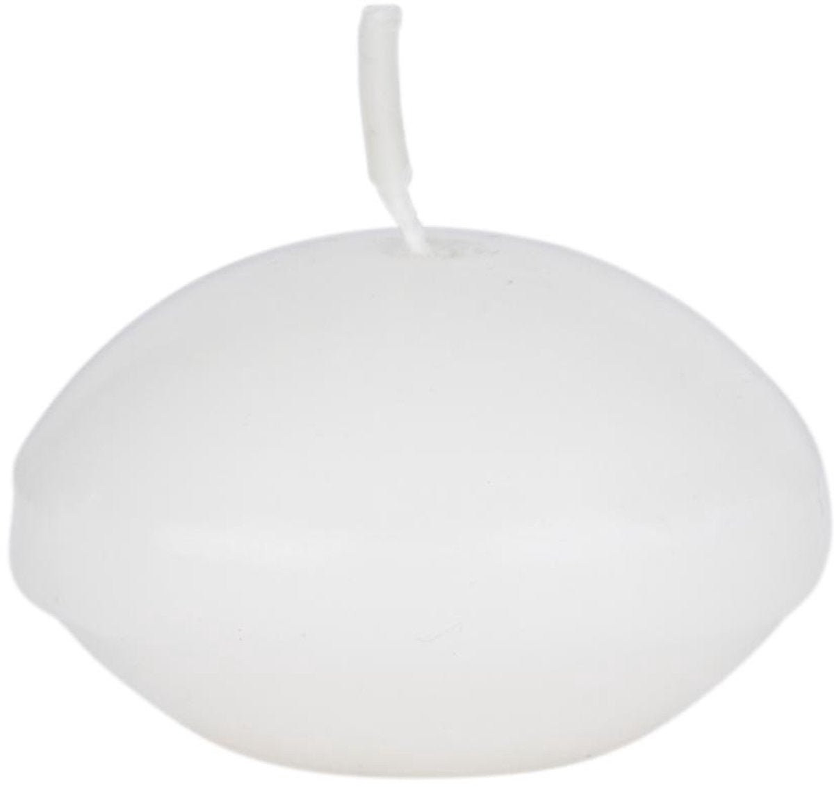 Set di 10 candele galleggianti Arti Casa - durata di combustione 3,5 ore - candele decorative ad acqua - bianco
