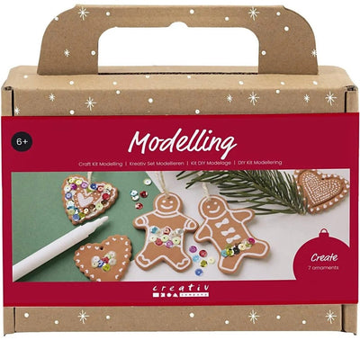 Set hobby per modellismo della Creativ Company, piccole figure di torta, marrone medio, 1 scatola