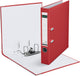 Ordner leitz 1015 plastica larghezza 5,2 cm foro per impugnatura etichetta inserto rosso