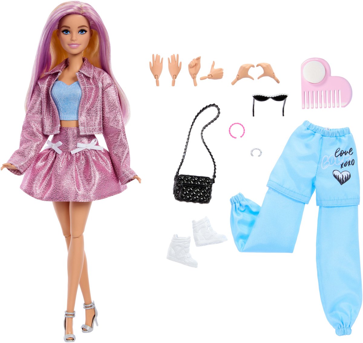 Barbie muñeca y accesorios de moda de estilo de lujo