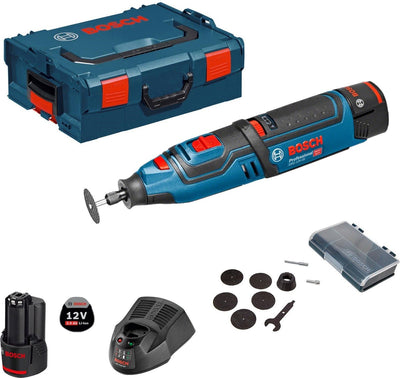 Multiherramienta profesional Bosch blue gro 12v-35 | 2x 2.0ah en l-boxx - 06019c5001