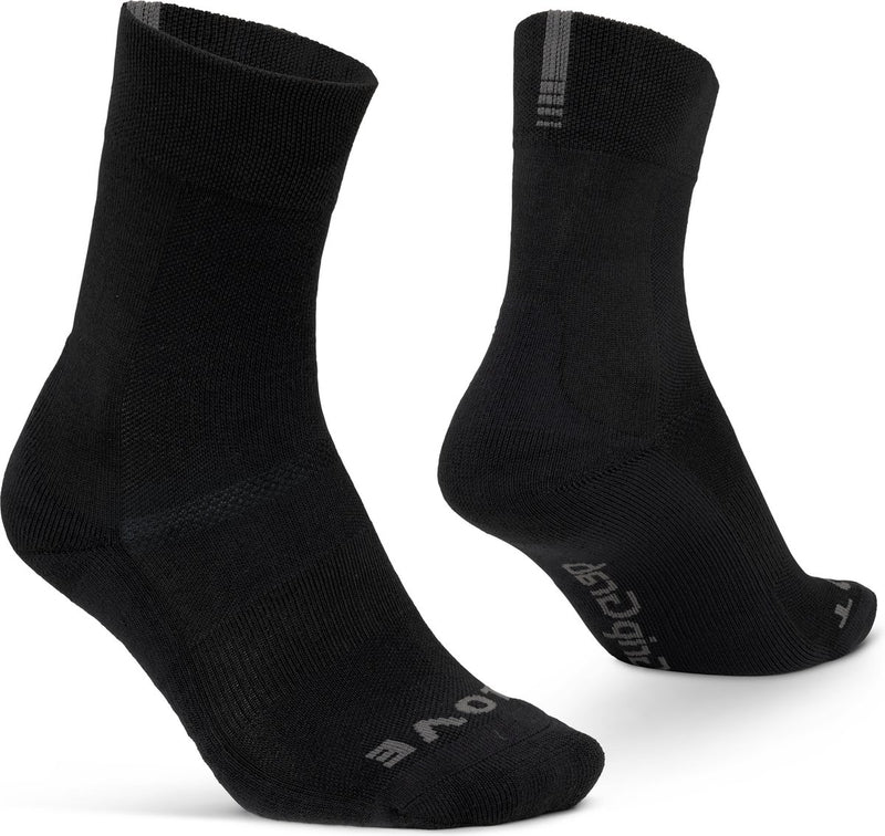 Gripgrab - thermo SL calcetines de invierno para ciclismo calcetines aislantes para ciclismo - negro - unisex - talla L