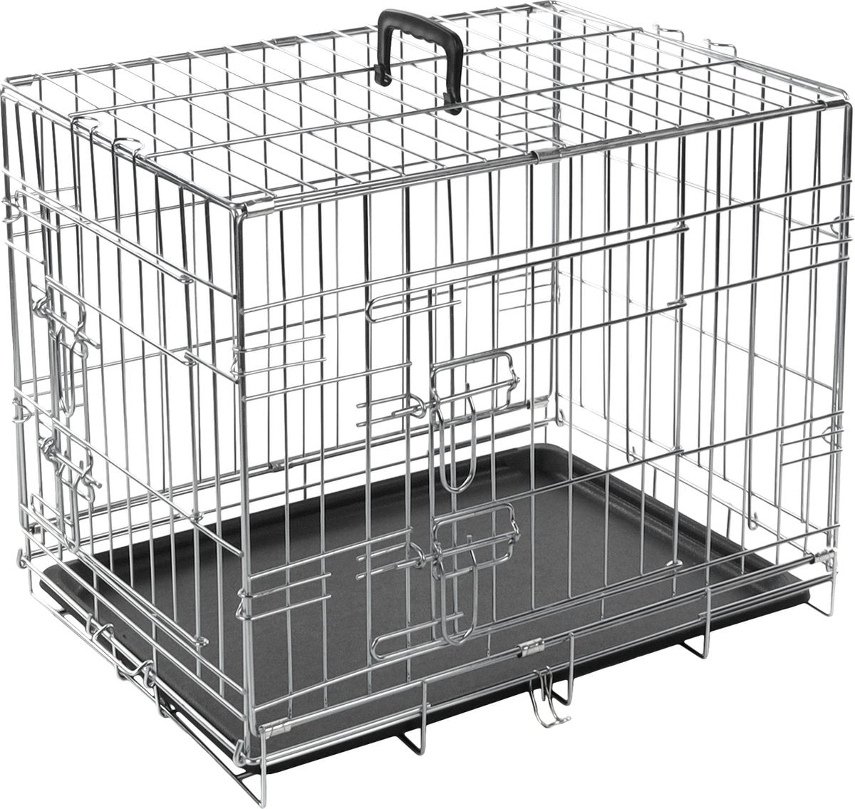 Panca Flamingo 2 ante - argento - 63 x 43 x 49 cm