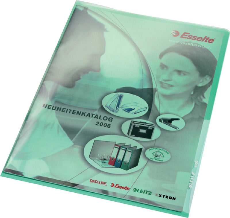 Carpeta Leitz premium view - a4 - 100 piezas - verde